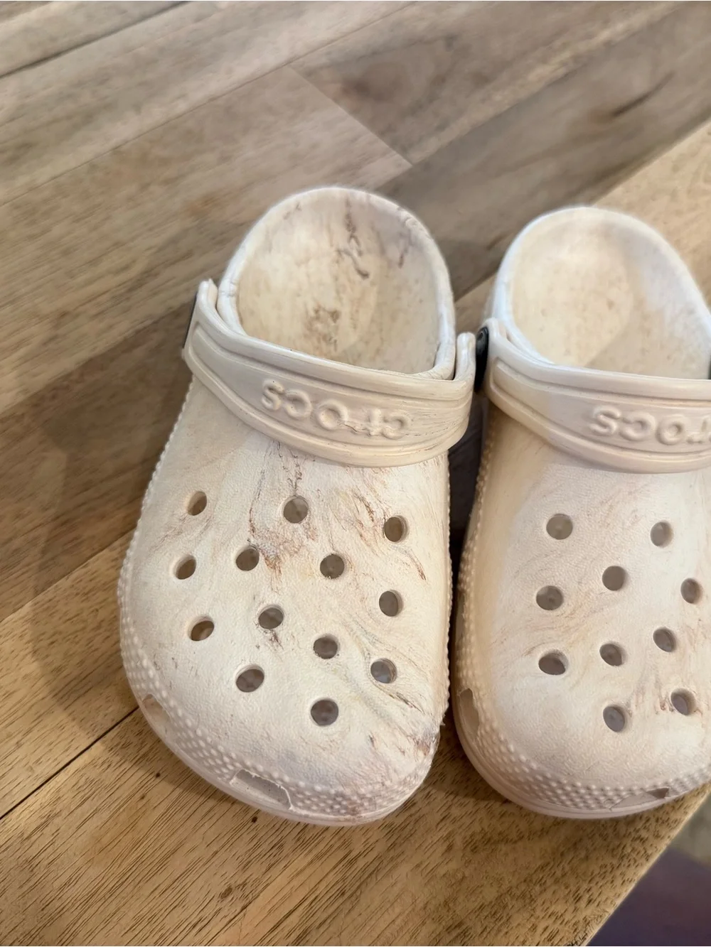 CROCS Kids Classic Clog in Marbled Watercolor